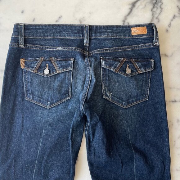 Paige Fairfax Flare Low Rise Denim - Picture 11 of 12